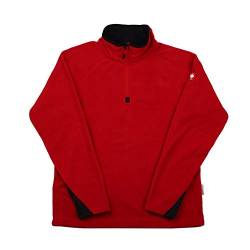 Engelbert Strauss Herren Fleecepullover Troyer dryplexx Micro, Farbe:rot, Größe:L von Engelbert Strauss