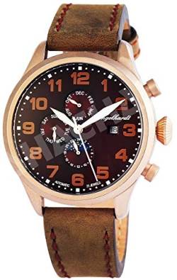 Engelhardt Herren Analog Mechanik Uhr mit Leder Armband 389537029002 von Engelhardt