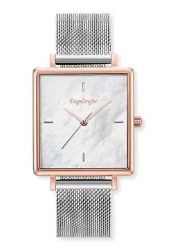 Engelsrufer Damen Analog Quarz Uhr mit Edelstahl Armband ERWA-Pearl-MS-QR Silber von Engelsrufer