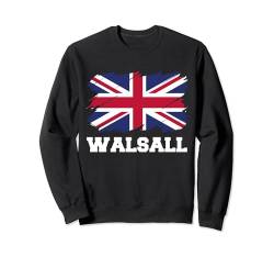Walsall UK, britische Flagge, Union Flag Walsall Sweatshirt von English Flag City England Travel Gifts