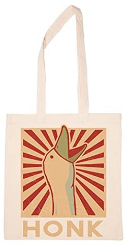 Enigmae Honk Goose Wiederverwendbar Einkaufen Lebensmittelgeschäft Baumwolle Tasche Reusable Shopping Bag von Enigmae