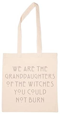 Enigmae We Are The Granddaughters Of Witches You Could Not Burn Wiederverwendbar Einkaufen Lebensmittelgeschäft Baumwolle Tasche Reusable Shopping Bag von Enigmae