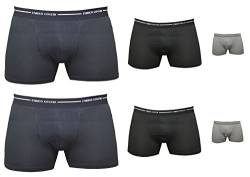 Enrico Coveri 6 Boxershorts für Herren, Baumwolle, bi-elastisch, Art. EB1000, Weiß L von Enrico Coveri