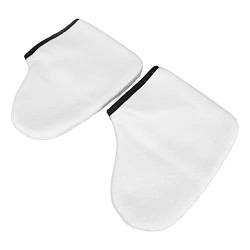 Paraffin SPA Booties, weiß 2 Stück doppellagig dickes Frottee Paraffinwachs Nachfüllfüße für Männer für Frauen für Heißwachs von Entatial