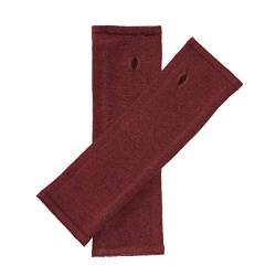 Enter the Complex® Armstulpen, Pulswärmer mit Daumenloch, Merino Wolle, Damen und Herren, Maroon von Enter the Complex