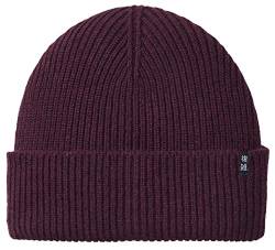 Enter the Complex® Merino Winter Mütze - Tao - 100% Merino Wolle, Beanie, Watch Cap, Strickmütze, Weich und Elastisch, Grobstrick, Damen und Herren, Bordeaux von Enter the Complex