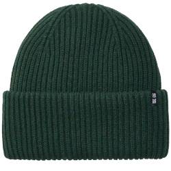 Enter the Complex® Oversize Beanie Mütze, Damen und Herren, Made in Italy, 100% feinste Merinowolle, Gerippt, Dunkel Olive von Enter the Complex