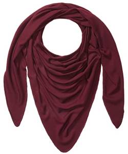 Enter the Complex® Schal Damen, Dreieckstuch, Halstuch, 100% Merino Wolle, 240 x 100 cm, Bordeaux von Enter the Complex