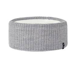 Enter the Complex® Stirnband für Damen und Herren aus 100% Merino Wolle, Winter Kopfband, weich und stylish, Unisex, Hellgrau von Enter the Complex