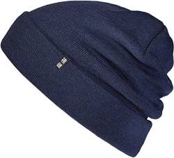 Enter the Complex Winter Mütze, Warme Woll-Beanie, 100% Merino, Damen und Herren, Navy von Enter the Complex