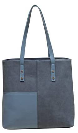 Envy Damen 943 Schultertasche, Denim von Envy By Cherag