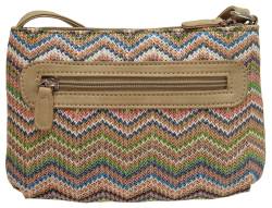 Envy Damen Iris Green Crossbody, Grün Multi von Envy