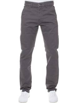 Enzo Herren Designer Mode Chino Stretch Hautenge Jeans Hose alle Größen - grau, 34W x 32L von Enzo