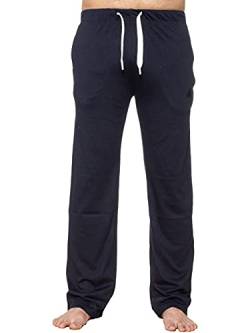 Enzo Herren EZLP586 VEN Mens Lounge Pant Pyjamaunterteil, Navy, XXL von Enzo