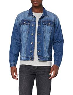 Enzo Herren Ezj391 Ven Jeansjacke, Mid-Stonewash, M von Enzo