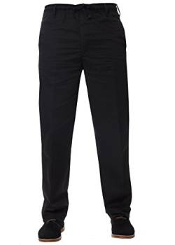 Enzo Herren KZ112 Hose, Schwarz (Schwarz Schwarz), 50W / 27L von Enzo