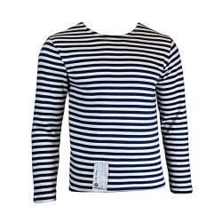 Russische Marine-blauer Streifen-Winter Telnjaschka Jumper (XXL - 46 inch) von Epic Militaria