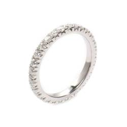 Epinki 925er Sterling Silber Ring, Klassiker Bohrer Stein Partnerringe mit Moissanit Ovalschliff, Freundschaftsringe Sterlingsilber Eheringe Damen Echtschmuck, Individuelle Größen von Epinki