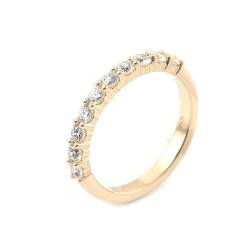 Epinki Au585 Gold Ring, Klassiker Verlobungsring mit Moissanit Ovalschliff, 14K Gold Hochzeitsband Antragsring Damen Echter Schmuck, Individuelle Größen von Epinki