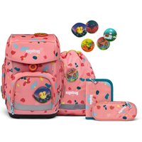 ergobag Cubo Schulranzen-Set 5tlg. Zitronenfaltbär von Ergobag