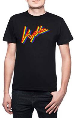 Kylie Stolz Herren T-Shirt Rundhals Schwarz Kurzarm Größe XXL Men's Black T-Shirt XX-Large Size XXL von Erido
