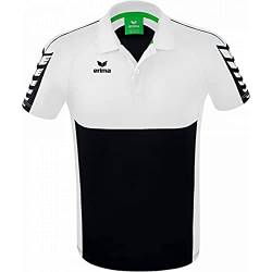 Erima Herren Six Wings Sport Polohemd, schwarz, S von Erima