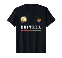 Eritrea Sport/Fußballtrikot mit Flagge, Fußball Eritrean T-Shirt von Eritrea National Pride Eritrean Tees