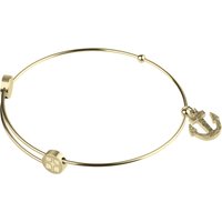 ERNSTES DESIGN Damen Armreif, Edelstahl, gold, 99 von Ernstes Design