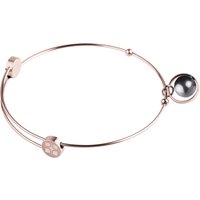 ERNSTES DESIGN Damen Armreif "Crystal Pearl", Edelstahl, roségold von Ernstes Design