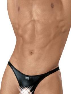 Eros Veneziani: Stringtanga, schwarz (M/L) von Eros Veneziani