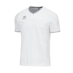 Errea Herren Lennox T-Shirt, Weiß/Grau, XXL von Errea