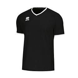 Errea Unisex Lennox T Shirt, Schwarz/Weiß, XL von Errea