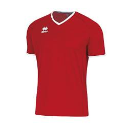 Errea Unisex Lennox T-Shirt, rot/weiß, L von Errea