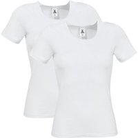 Erwin Müller T-Shirt Damen-Unterhemd, 1/2-Arm 2er-Pack (2-tlg) Single-Jersey Uni von Erwin Müller