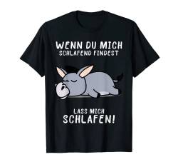 Esel Schlaf Pyjama Schlafanzug Nachthemd Geschenk T-Shirt von Esel Geschenkidee Pyjama Geburtstag Geschenk