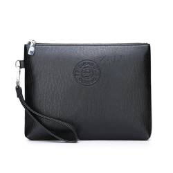 Eshow Handgelenktasche Handtasche für Herren Business Casual Clutch-Taschen aus PU Leder Brieftasche für Freizeit Büro von Eshow