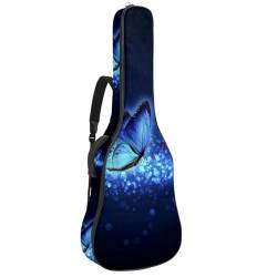 Eslifey Akustikgitarre Tasche Crested Flower Flamingo Verstellbarer Schultergurt Gitarrentasche Gigbag 40 41 42 Zoll, Farbe 10, 42.9x16.9x4.7 in von Eslifey