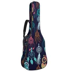 Eslifey Akustikgitarre Tasche Flamingo Vögel Verstellbarer Schultergurt Gitarrentasche Gigbag 40 41 42 Zoll, Farbe 6, 42.9x16.9x4.7 in von Eslifey
