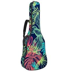 Eslifey Akustikgitarre Tasche Gestreift Bunte Marmor Textur Muster Verstellbarer Schultergurt Gitarre Fall Gig Bag 40 41 42 Zoll, Farbe 8, 42.9x16.9x4.7 in von Eslifey