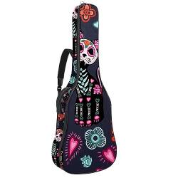 Eslifey Akustikgitarre Tasche Grün Blau Marmor Textur Kunst Malerei Verstellbarer Schultergurt Gitarrenkoffer Gig Bag 40 41 42 Zoll, Farbe 4, 42.9x16.9x4.7 in von Eslifey