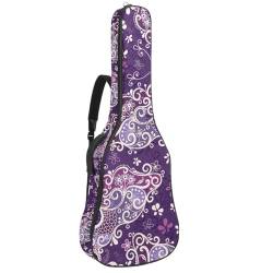 Eslifey Akustikgitarre Tasche Kaktus Muster Verstellbarer Schultergurt Gitarrentasche Gigbag 40 41 42 Zoll, Farbe 6, 42.9x16.9x4.7 in von Eslifey