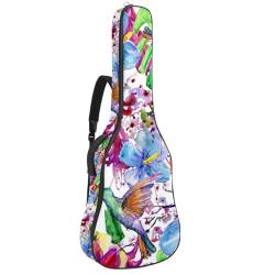 Eslifey Akustikgitarre Tasche Mexikanischer Schädel Verstellbarer Schultergurt Gitarrentasche Gigbag 40 41 42 Zoll, Farbe 8, 42.9x16.9x4.7 in von Eslifey