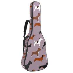 Eslifey Akustikgitarre Tasche Nette Tropische Fische Verstellbarer Schultergurt Gitarre Fall Gig Bag 40 41 42 Zoll, Farbe 6, 42.9x16.9x4.7 in von Eslifey