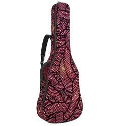 Eslifey Akustikgitarre Tasche Niedlich lächelnd Welsh Corgi Hund Knochen Muster Verstellbarer Schultergurt Gitarre Fall Gig Bag 40 41 42 Zoll, Farbe 3, 42.9x16.9x4.7 in von Eslifey