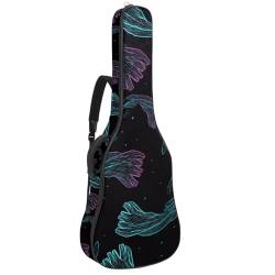 Eslifey Akustikgitarre Tasche Peacock Koi Verstellbarer Schultergurt Gitarrentasche Gigbag 40 41 42 Zoll, Farbe 7, 42.9x16.9x4.7 in von Eslifey