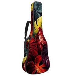 Eslifey Akustikgitarre Tasche Sonnenblume Kunst Muster Verstellbarer Schultergurt Gitarre Fall Gig Bag 40 41 42 Zoll, Farbe 2, 42.9x16.9x4.7 in von Eslifey