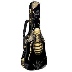 Eslifey Akustikgitarre Tasche Tropische Palmblätter Farbe Verstellbarer Schultergurt Gitarre Fall Gig Bag 40 41 42 Zoll, Farbe 2, 42.9x16.9x4.7 in von Eslifey