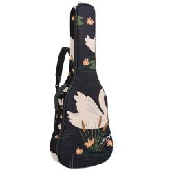 Eslifey Akustikgitarre Tasche Winterlandschaft mit Hirsch Verstellbarer Schultergurt Gitarrentasche Gigbag 40 41 42 Zoll, Farbe 4, 42.9x16.9x4.7 in von Eslifey