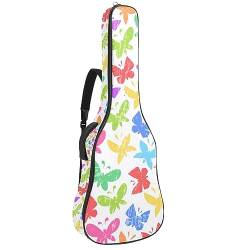 Eslifey Akustische Gitarre Tasche Farbe Seestern Conch Verstellbarer Schultergurt Gitarre Fall Gig Bag 40 41 42 Zoll, Farbe 5, 42.9x16.9x4.7 in von Eslifey