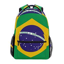 Eslifey Flagge von Brasilien Rucksack Studenten Schultertasche Reisetasche College Schule Rucksäcke von Eslifey